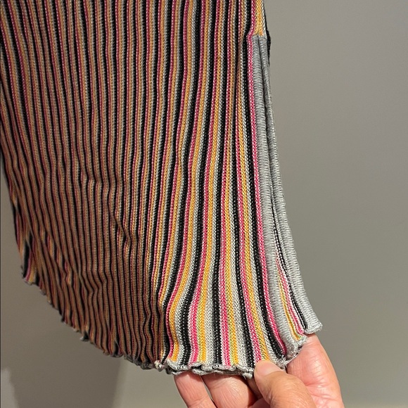 One Grey Day knit Striped Skirt - Picture 2 of 6